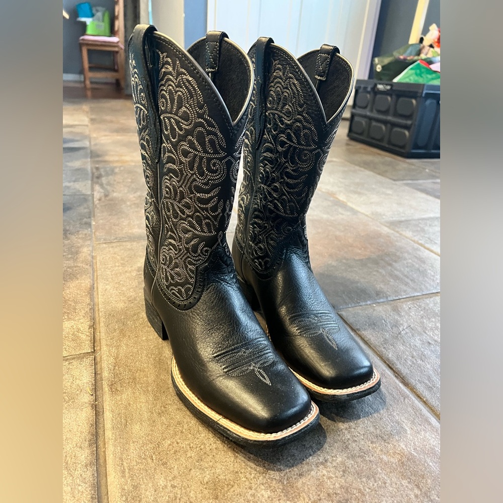 Ariat Black Leather Boots
